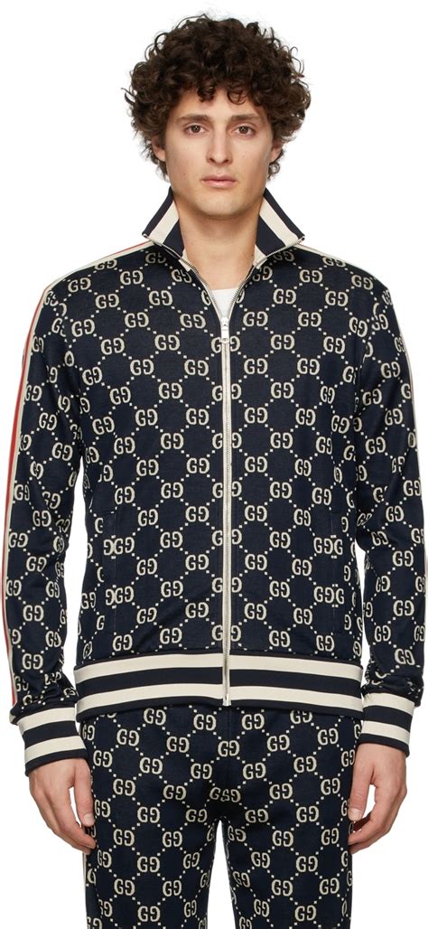 gucci gg jacquard cotton jacket|green Gucci jacket.